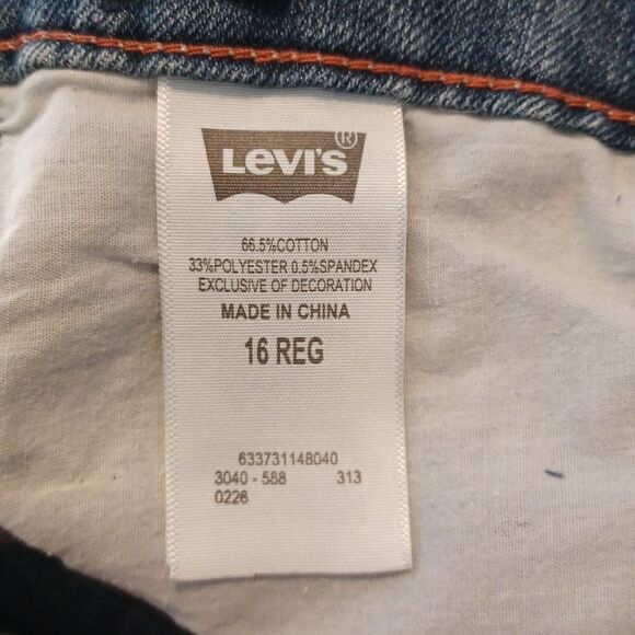 103415...Levi Bootcut Jeans Size Jr. 16 Regular - Picture 6 of 6